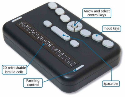 image du prototype braille Orbit Reader