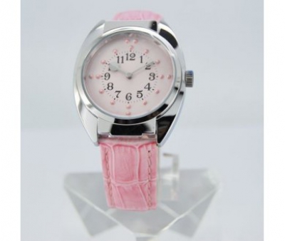 photo : montre braille bracelet rose