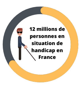 12 millions de personnes en situation de handicap en France