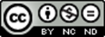 Licence Creative Commons Attribution BY, NC et ND (logo)