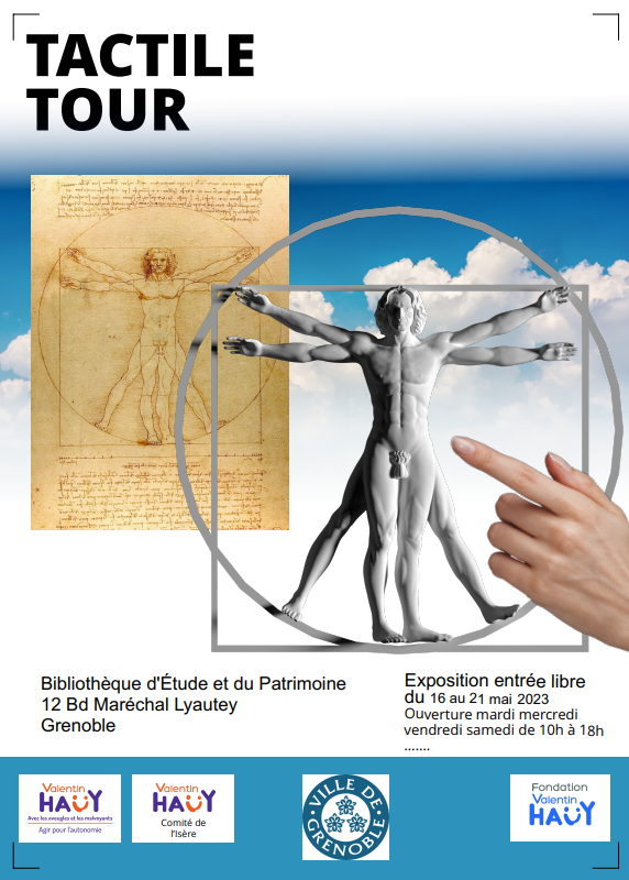 Affiche du Tactile Tour à Grenoble