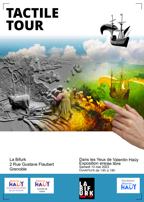 Affiche du Tactile Tour à Bifurk