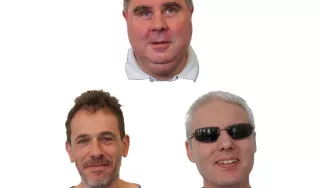 Photo de l'équipe du CERTAM avec Manuel, Jean-Pierre et Pascal