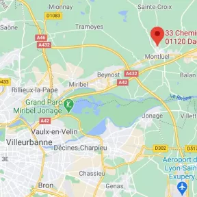 Carte Maps du siège de la société CIMIS