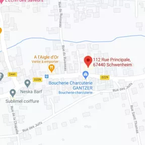 Carte Maps du siège de la société Cflou