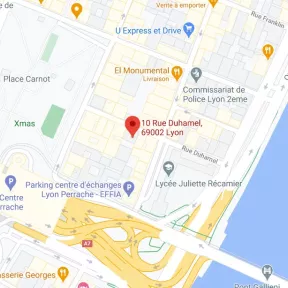Carte Maps de la localisation du siège de GoSense