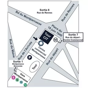 Localisation de la société Confort Visuel Paris