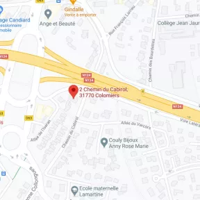 Localisation carte Maps de l'association Retina France