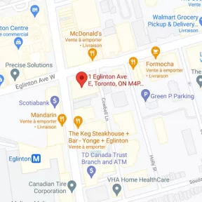 Localisation sur carte de la société eSight