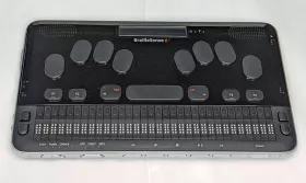 BrailleSense 6 vue du dessus sans sa house