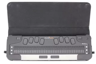 Vue du bloc-note HumanWare Brailliant BI 40X