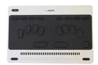 InsideSupra vue du dessus avec le clavier braille 10 touches et l'afficheur 32 caractères