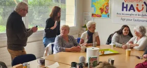 Les participants échangent sur leurs ressentis