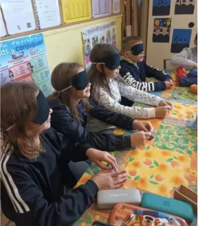 Activité sensorielle pour les enfants