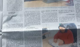 Article papier du Ouest-France
