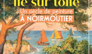 Affiche de l'exposition "Ile sur toile"