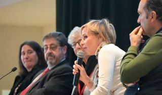 Joëlle Gras sous-Préfète des Pyrénées Atlantique, elle-même déficiente visuelle 