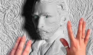 Sculpture de Van Gogh réalisée à partir de son Autoportrait