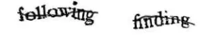 Exemples de Captcha difficilement accessible
