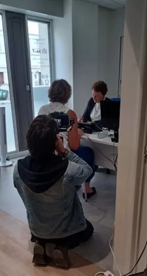 Autre scène de tournage d'une sensibilisation au comité des Yvelines