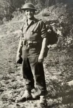 Pierre PARDO à Monte Cassino en 1944.