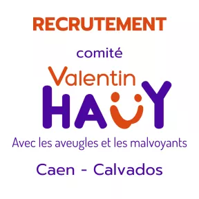 Recrutement Mécénat de compétences comité Valentin Haüy Caen Calvados