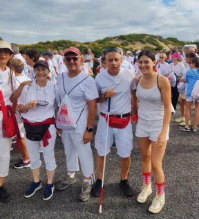 La marche dy Festayre en amont des Fêtes de Bayonne