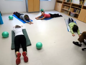 Gymnastique douche à l'AVH Marseille