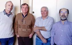 Claude Camarroque, Patrick Bussière, Christian Deguin et Claude Compère
