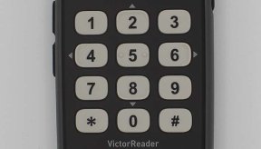 VRStream 3 Vue de face avec le pavé numérique, les 3 touches au-dessus et les 4 touches en dessous; les touches sont blanches sur un  boîtier noir