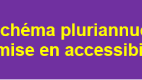 Schéma pluriannuel  de mise en accessibilité 