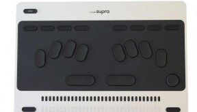 InsideSupra vue du dessus avec le clavier braille 10 touches et l'afficheur 32 caractères
