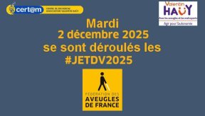 Annonce des JetDV 2025 et logos de la FAAF, de l'AVH et du CERTAM
