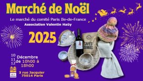 Marche de noël du comite AVH de Paris IDF du 10 au 12 décembre 2025.